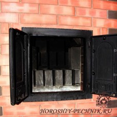 Банная печь с плитой Ивангород 2017